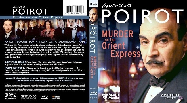 dvd cover Poirot OrientExpress BD cover