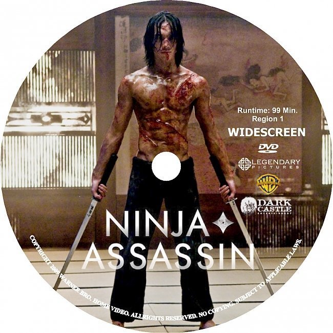 dvd cover Ninja Assassin (2009) R2
