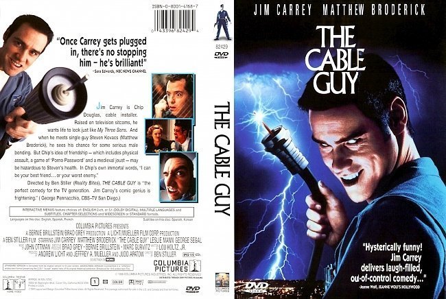 dvd cover The Cable Guy (1996) R1