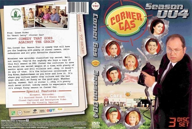 dvd cover Corner Gas Season 3
