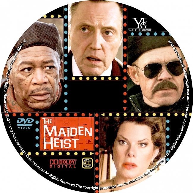dvd cover The Maiden Heist (2009) R0 CUSTOM