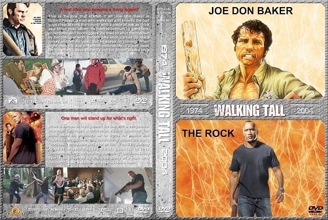 dvd cover Walking Tall Double Feature