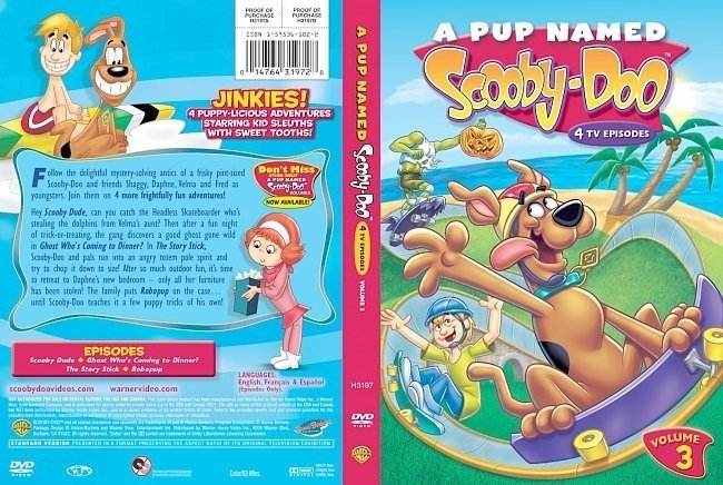 dvd cover A Pup Named Scooby Doo Vol 3