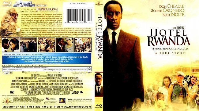 dvd cover Hotel Rwanda