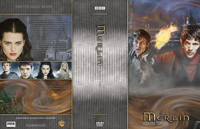 dvd cover Merlin Series 3