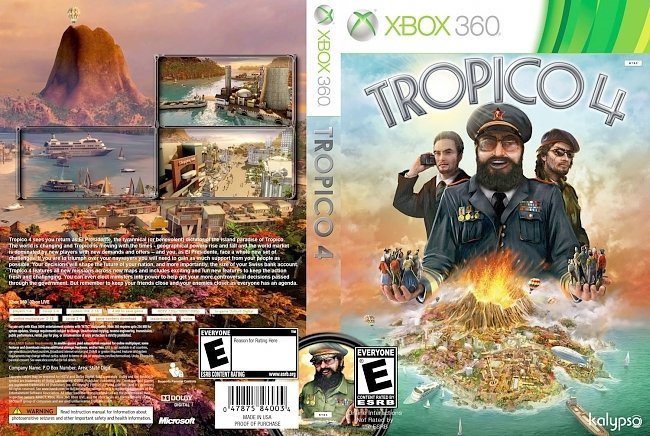 dvd cover Tropico 4 NTSC f
