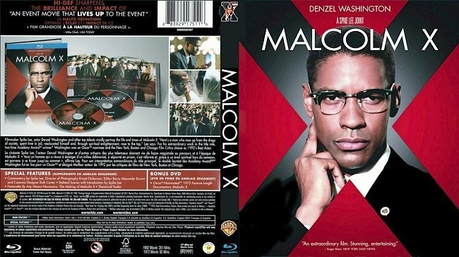 dvd cover Malcolm X