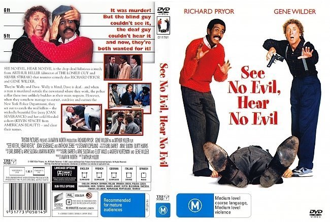 dvd cover See No Evil, Hear No Evil (1989) WS R4