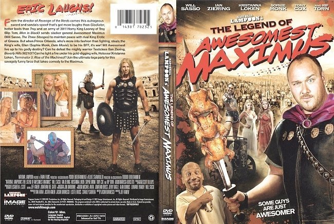dvd cover The Legend of Awesomest Maximus (2011)