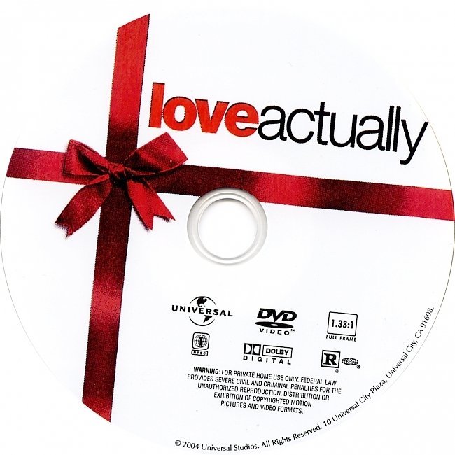 dvd cover Love Actually (2003) R1