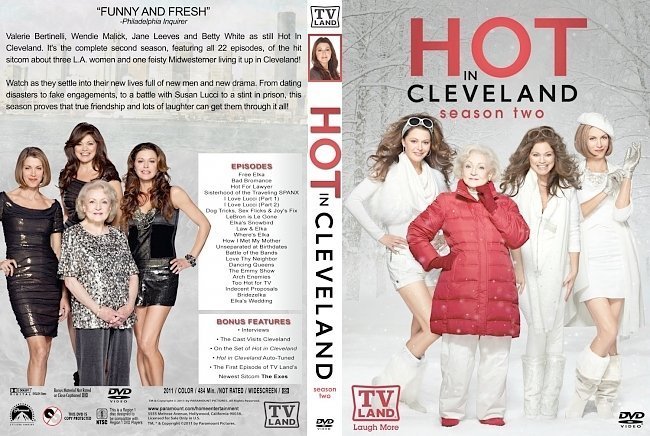 dvd cover Hot in Cleveland Season 2