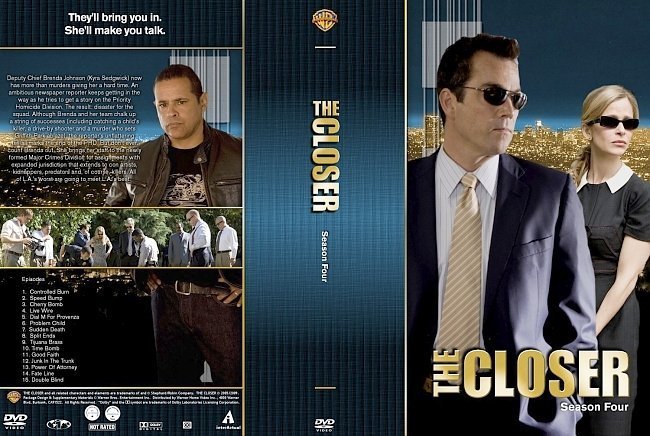 dvd cover The Closer Season 4