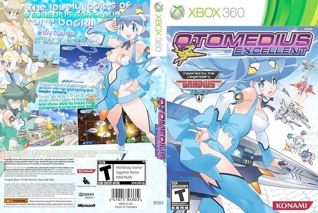 dvd cover Otomedius Excellent