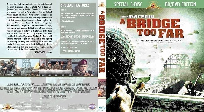 dvd cover A Bridge Too Far