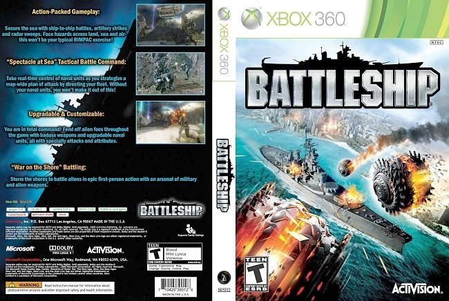dvd cover Battleship