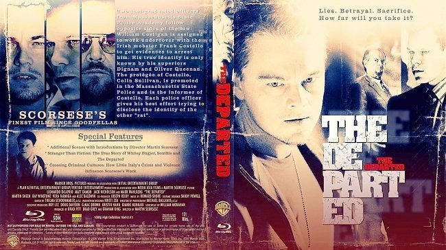 dvd cover The Departed