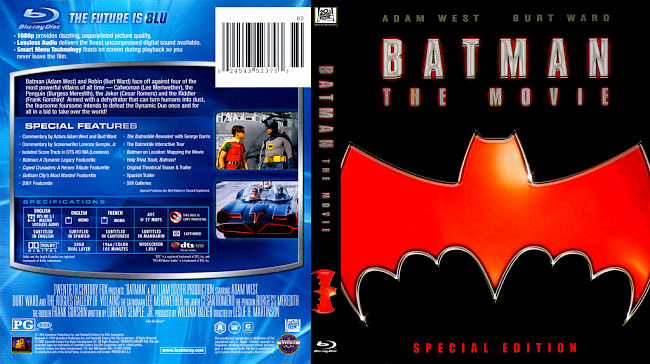 dvd cover Batman The Movie