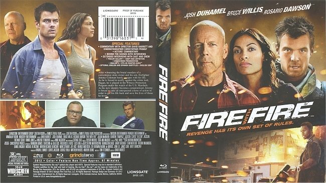 dvd cover Fire With Fire WS R1 - Blu-Ray