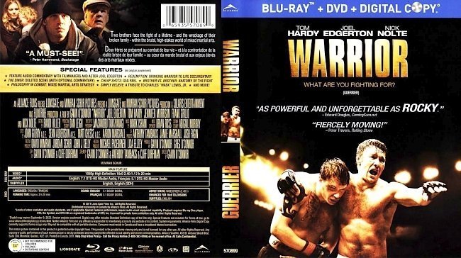 dvd cover Warrior Guerrier