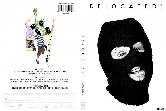 dvd cover Delocated: Season 1 & 2