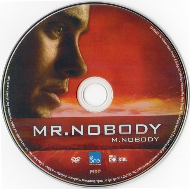 dvd cover Mr. Nobody (2009) R1