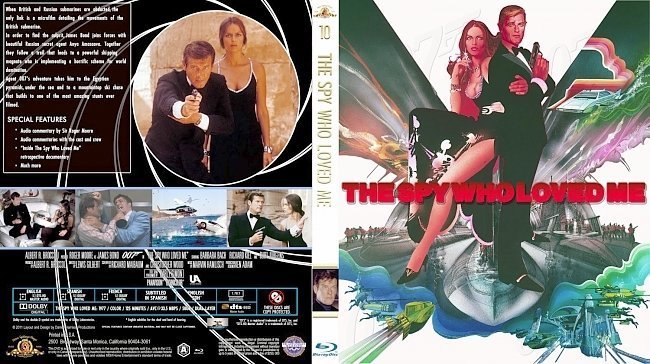 dvd cover The Spy Who Loved Me Bluray
