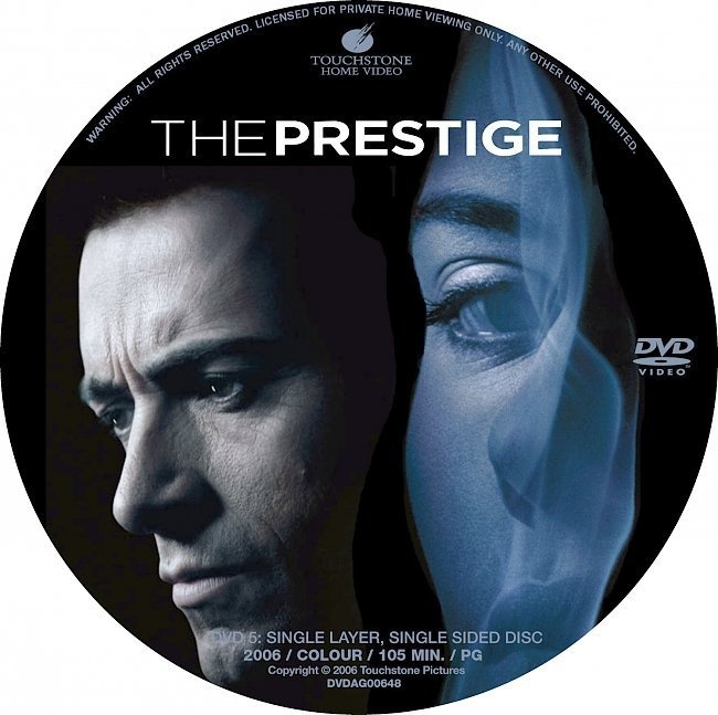 dvd cover The Prestige (2006) WS R1