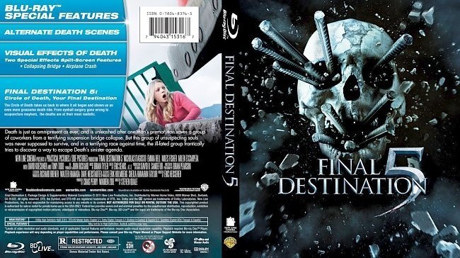 dvd cover Final Destination 5