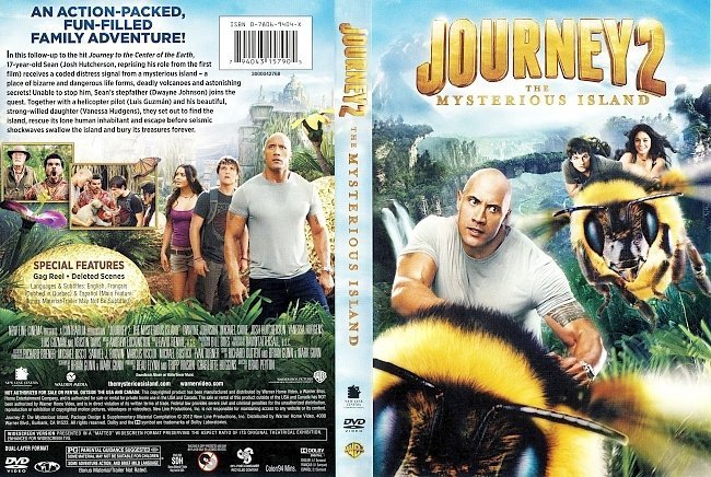 dvd cover Journey 2: The Mysterious Island WS R1