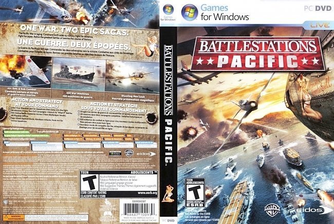 dvd cover Battlestations Pacific Canadian NTSC f
