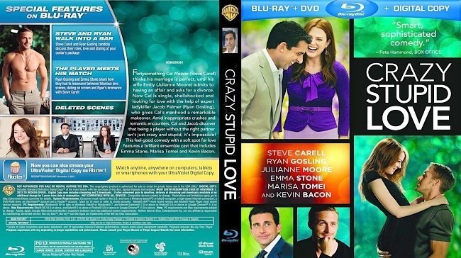dvd cover Crazy, Stupid, Love.