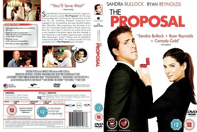 dvd cover The Proposal (2009) R2