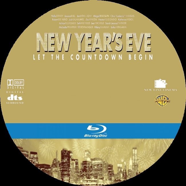 dvd cover New Year's Eve (2011) | Blu-Ray