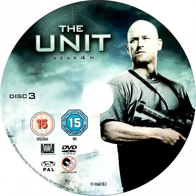 dvd cover The Unit: Season 4 R2