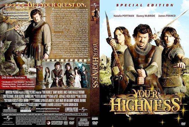 dvd cover Your Highness 1