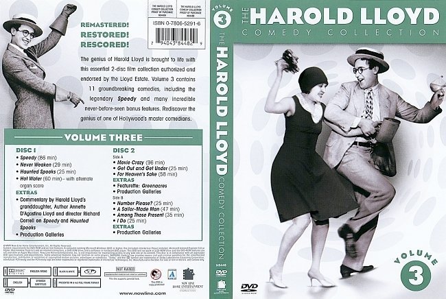 dvd cover The Harold Lloyd Comedy Collection Volume 3