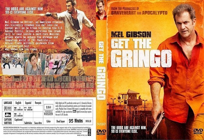 dvd cover Get The Gringo R1 CUSTOM