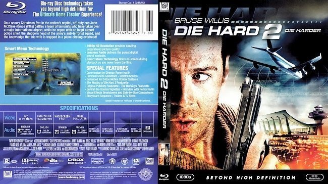 dvd cover Die Hard 2: Die Harder