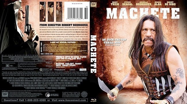 dvd cover Machete
