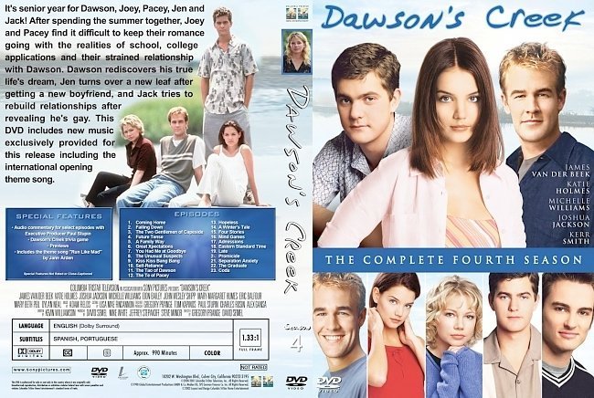dvd cover Dawson's Creek Season 4