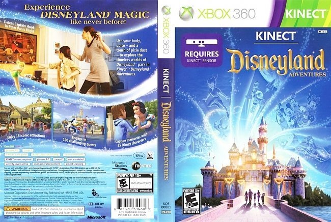 dvd cover Disneyland Adventures