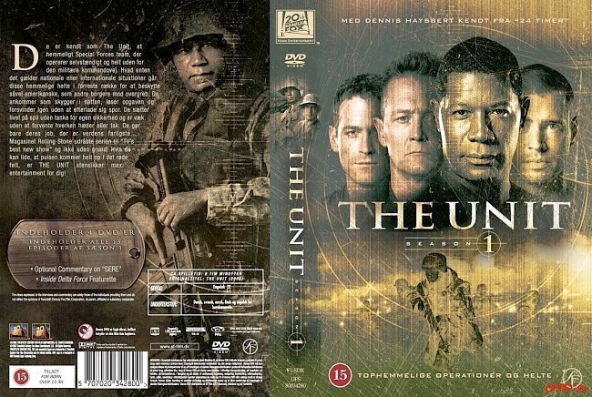 dvd cover The Unit Season 1 - Front