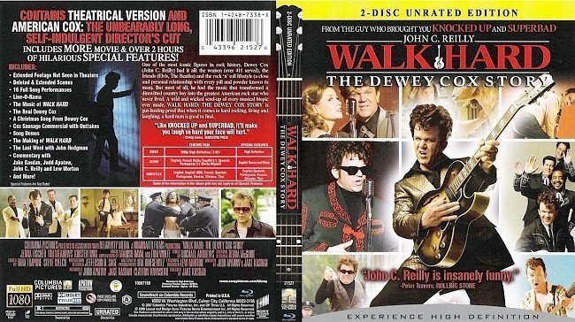 dvd cover Walk Hard The Dewey Cox Story Bluray f