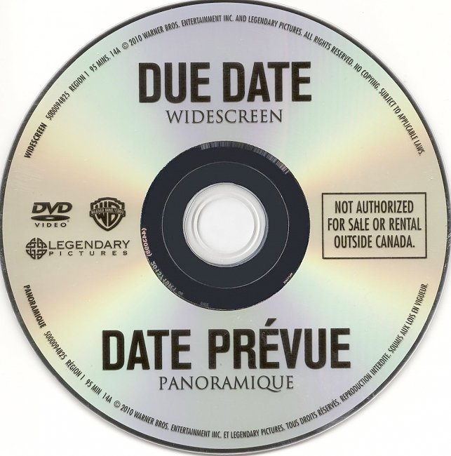 dvd cover Due Date (2010) WS R1