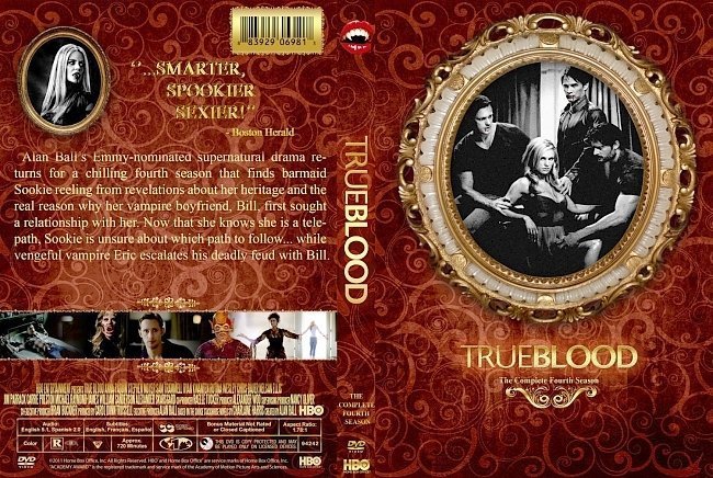 dvd cover True Blood Season 4