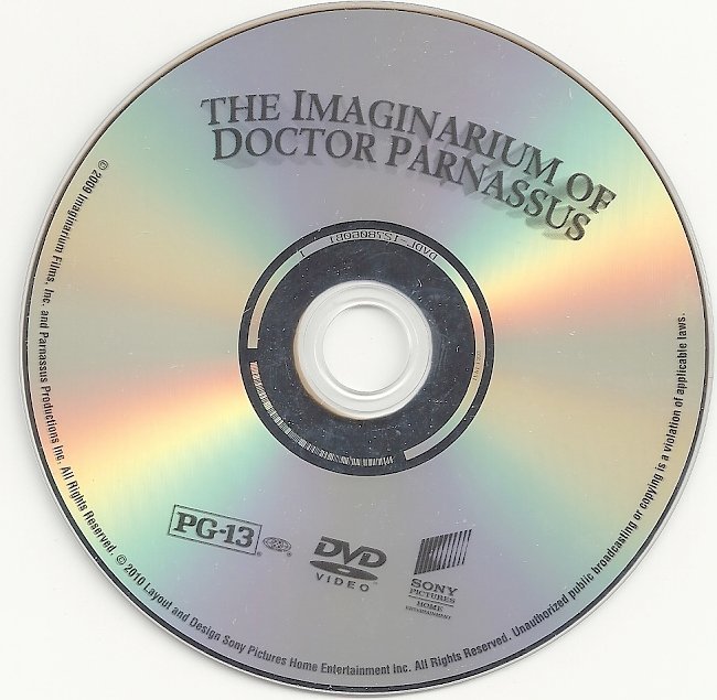 dvd cover The Imaginarium Of Doctor Parnassus (2009) WS R1