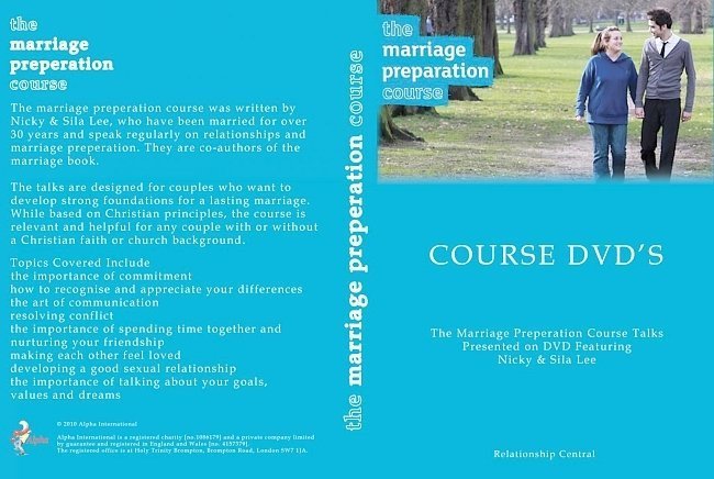 dvd cover The Marriage Preperation Course