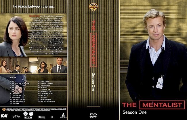 dvd cover The Mentalist Season 1