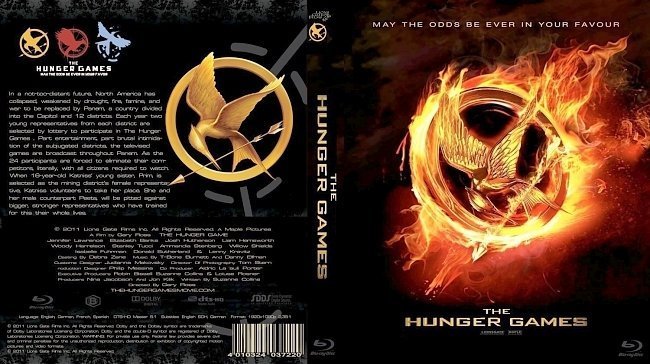 dvd cover The Hunger Games