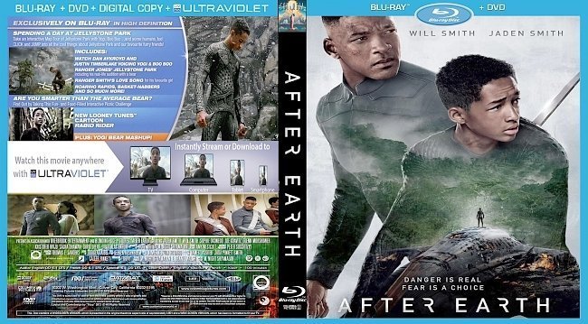 dvd cover After Earth R0 Custom Blu-Ray